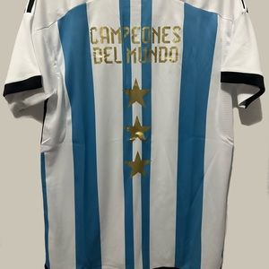 Argentina Soccer Jersey CAMPEONES DEL MUNDO